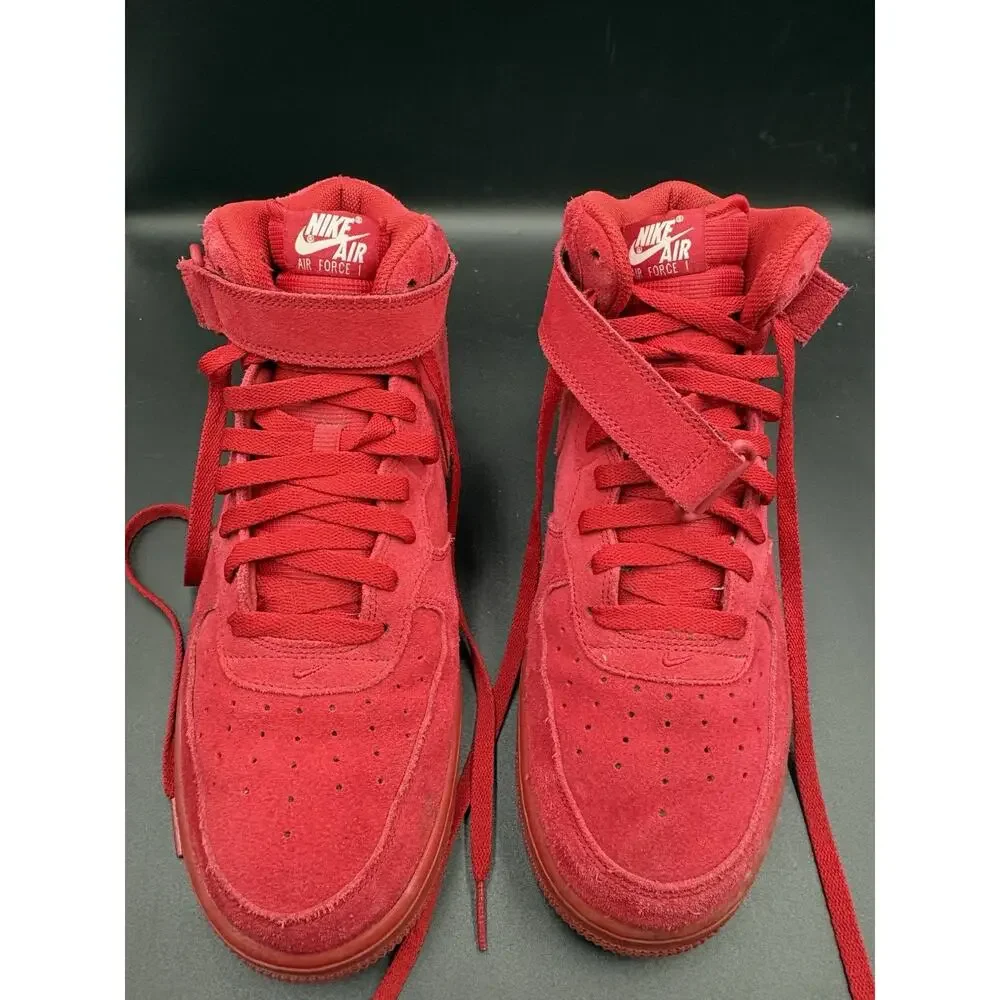 Size 11.5- Nike Air Force 1 Mid '07 Red October 2016 Rare